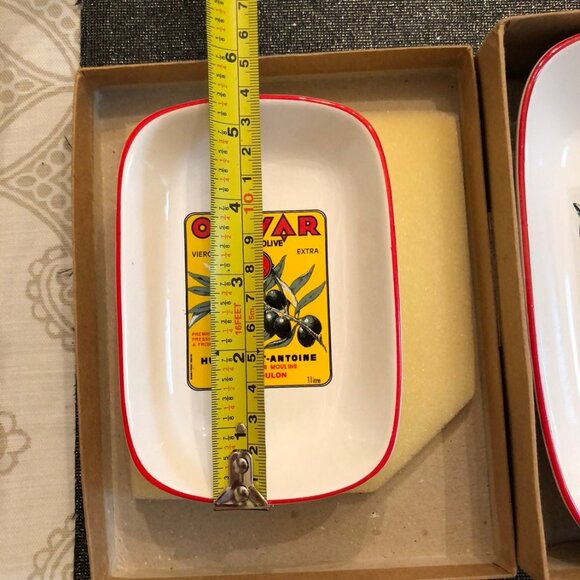 2 small appetizer serving dishes Olive Design - Picture 10 of 10